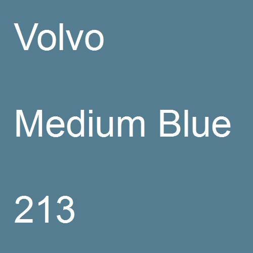 Volvo, Medium Blue, 213.